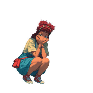 Afro Girl Hiding Vinyl Car Decal Sticker – Waterproof & UV-Resistant  Afro Girl Hiding Vinyl Car Decal Sticker – Waterproof & UV-Resistant