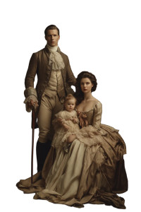 Historical Romance Scene V3 Vinyl Car Decal Sticker – Waterproof & UV-Resistant 