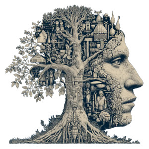 Symbolic Us Tree Vinyl Car Decal Sticker – Waterproof & UV-Resistant 