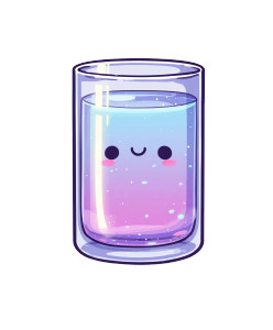 Kawaii Neon Water Vinyl Car Decal Sticker – Waterproof & UV-Resistant 