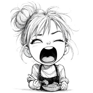Cartoon Girl Eating V2 Vinyl Car Decal Sticker – Waterproof & UV-Resistant Cartoon Girl Eating V2 Vinyl Car Decal Sticker – Waterproof & UV-Resistant