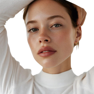 Elegant Fashion Portrait V32 Vinyl Car Decal Sticker – Waterproof & UV-Resistant 