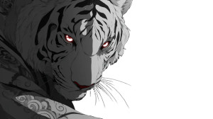 Fierce Anime Tiger Vinyl Car Decal Sticker – Waterproof & UV-Resistant Fierce Anime Tiger Vinyl Car Decal Sticker – Waterproof & UV-Resistant