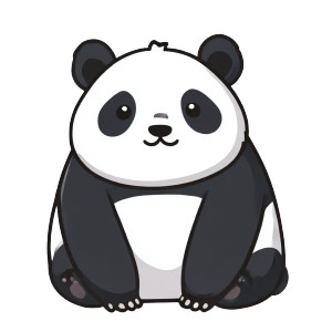 Cute Panda Drawing V3 Vinyl Car Decal Sticker – Waterproof & UV-Resistant Cute Panda Drawing V3 Vinyl Car Decal Sticker – Waterproof & UV-Resistant