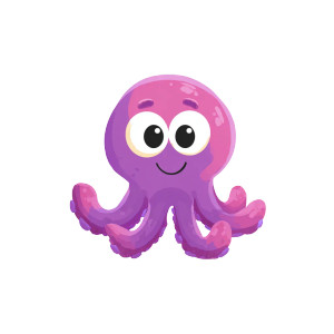 Cute Cartoon Octopus Vinyl Car Decal Sticker – Waterproof & UV-Resistant Cute Cartoon Octopus Vinyl Car Decal Sticker – Waterproof & UV-Resistant