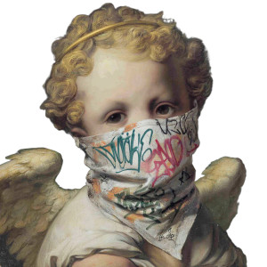 Graffiti Cherub Portrait Vinyl Car Decal Sticker – Waterproof & UV-Resistant Graffiti Cherub Portrait Vinyl Car Decal Sticker – Waterproof & UV-Resistant