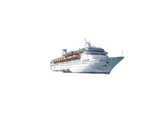 Luxury Cruise Ship Vinyl Car Decal Sticker – Waterproof & UV-Resistant 