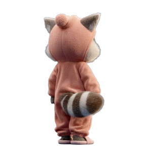 Raccoon Pajama Man Vinyl Car Decal Sticker – Waterproof & UV-Resistant 