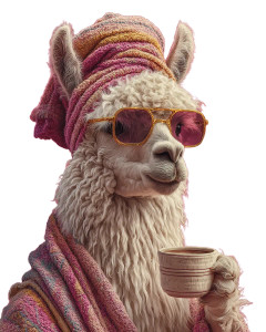 Fashionable Llama Vinyl Car Decal Sticker – Waterproof & UV-Resistant Fashionable Llama Vinyl Car Decal Sticker – Waterproof & UV-Resistant