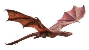 Red Dragon Flight V2 Vinyl Car Decal Sticker – Waterproof & UV-Resistant 