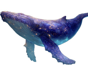 Cosmic Humpback Whale Vinyl Car Decal Sticker – Waterproof & UV-Resistant Cosmic Humpback Whale Vinyl Car Decal Sticker – Waterproof & UV-Resistant