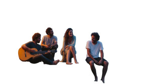 Brazilian Evening Gathering Vinyl Car Decal Sticker – Waterproof & UV-Resistant 