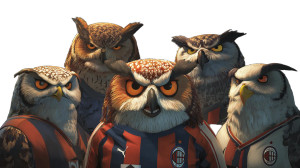 Menacing Serie A Owls Vinyl Car Decal Sticker – Waterproof & UV-Resistant 