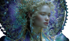 Cosmic Love Goddess Vinyl Car Decal Sticker – Waterproof & UV-Resistant 