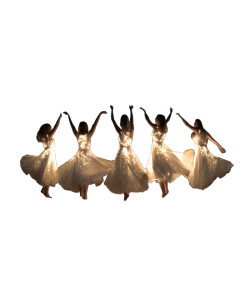 Glowing Dancers Vinyl Car Decal Sticker – Waterproof & UV-Resistant Glowing Dancers Vinyl Car Decal Sticker – Waterproof & UV-Resistant