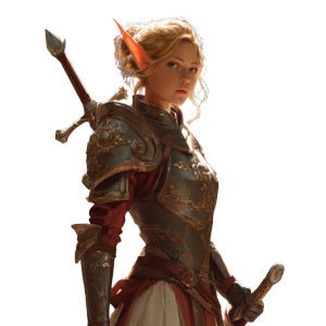 Elf Warrior V19 Vinyl Car Decal Sticker – Waterproof & UV-Resistant 