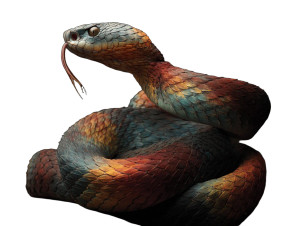 Snake Photo V2 Vinyl Car Decal Sticker – Waterproof & UV-Resistant 