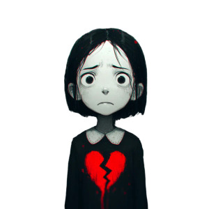 Sad Girl V5 Vinyl Car Decal Sticker – Waterproof & UV-Resistant Sad Girl V5 Vinyl Car Decal Sticker – Waterproof & UV-Resistant