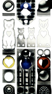 Abstract Cubist Cats Vinyl Car Decal Sticker – Waterproof & UV-Resistant 