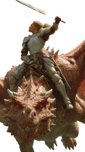 Armored Dragonrider Soaring Vinyl Car Decal Sticker – Waterproof & UV-Resistant 