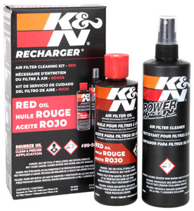 K & N Air Filter Cleaner Kit | Restore Efficiency, Pump Bottle Cleaner, Squeeze Bottle Oil K & N Air Filter Cleaner Kit | Restore Efficiency, Pump Bottle Cleaner, Squeeze Bottle Oil