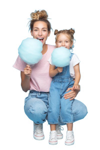 Mom And Child Joy Vinyl Car Decal Sticker – Waterproof & UV-Resistant 