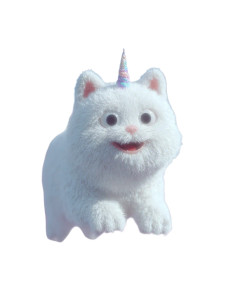 Magical Unicorn Cat Vinyl Car Decal Sticker – Waterproof & UV-Resistant 