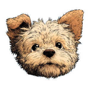 Cute Dog V23 Vinyl Car Decal Sticker – Waterproof & UV-Resistant 