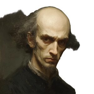 Balding Insomniac Man Vinyl Car Decal Sticker – Waterproof & UV-Resistant 