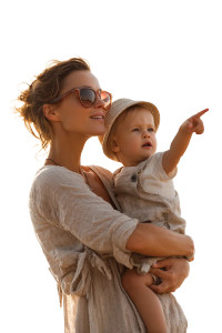 Mother And Baby V58 Vinyl Car Decal Sticker – Waterproof & UV-Resistant 