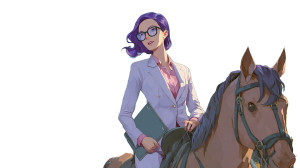 Psychologist On Horse Vinyl Car Decal Sticker – Waterproof & UV-Resistant 