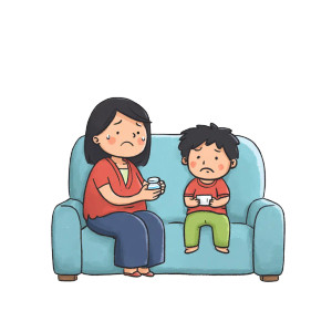 Mother And Son V35 Vinyl Car Decal Sticker – Waterproof & UV-Resistant 