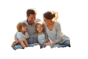 Happy Family Picnic V7 Vinyl Car Decal Sticker – Waterproof & UV-Resistant 