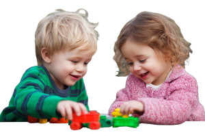 Playing Toddlers V3 Vinyl Car Decal Sticker – Waterproof & UV-Resistant 