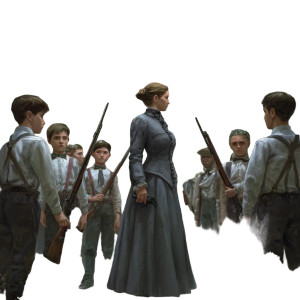 Teacher With Students V3 Vinyl Car Decal Sticker – Waterproof & UV-Resistant 