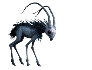 Creepy Moonlit Creature Vinyl Car Decal Sticker – Waterproof & UV-Resistant 