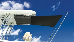 WeatherMax 3D Boat T-Top Shade Extension | Protect Boat Deck | Black WeatherMax 3D Boat T-Top Shade Extension | Protect Boat Deck | Black