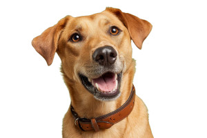 Smiling Dog V4 Vinyl Car Decal Sticker – Waterproof & UV-Resistant 