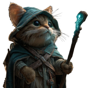 Cat Wizard V5 Vinyl Car Decal Sticker – Waterproof & UV-Resistant 