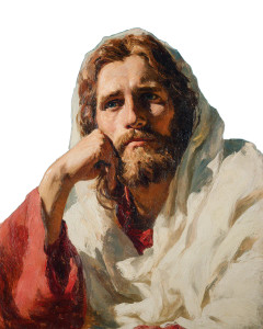 Tearful Jesus Vinyl Car Decal Sticker – Waterproof & UV-Resistant 