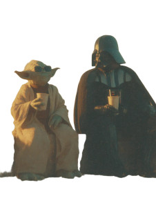 Yoda And Vader Vinyl Car Decal Sticker – Waterproof & UV-Resistant 