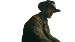 Moody Cowboy Portrait Vinyl Car Decal Sticker – Waterproof & UV-Resistant 