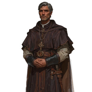 Half-Elf Priest Vinyl Car Decal Sticker – Waterproof & UV-Resistant 