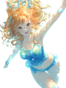 Anime Swimmer Underwater Vinyl Car Decal Sticker – Waterproof & UV-Resistant Anime Swimmer Underwater Vinyl Car Decal Sticker – Waterproof & UV-Resistant
