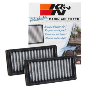 Improve Jeep Wrangler JK 2011-2018 Airflow | K & N Washable Cabin Air Filter Set of 2