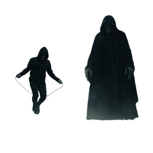Grim Reaper'S Chase Vinyl Car Decal Sticker – Waterproof & UV-Resistant 