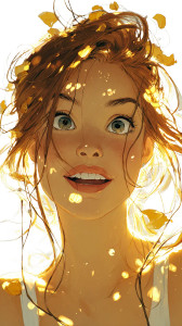 Radiant Celestial Woman Vinyl Car Decal Sticker – Waterproof & UV-Resistant 