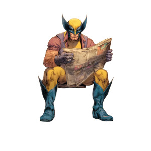 Wolverine Reading Vinyl Car Decal Sticker – Waterproof & UV-Resistant 