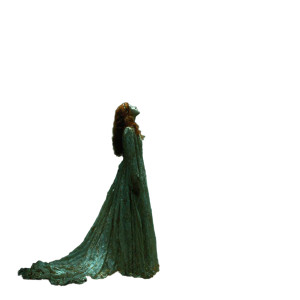 Ethereal Redheaded Witch Vinyl Car Decal Sticker – Waterproof & UV-Resistant 