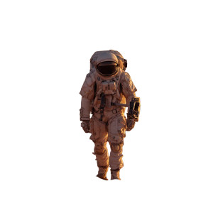 Stranded Astronaut V3 Vinyl Car Decal Sticker – Waterproof & UV-Resistant 